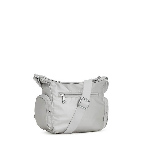 Kipling Gabbie Mini Metallic Crossbody Väska Silver | SE 2092SG